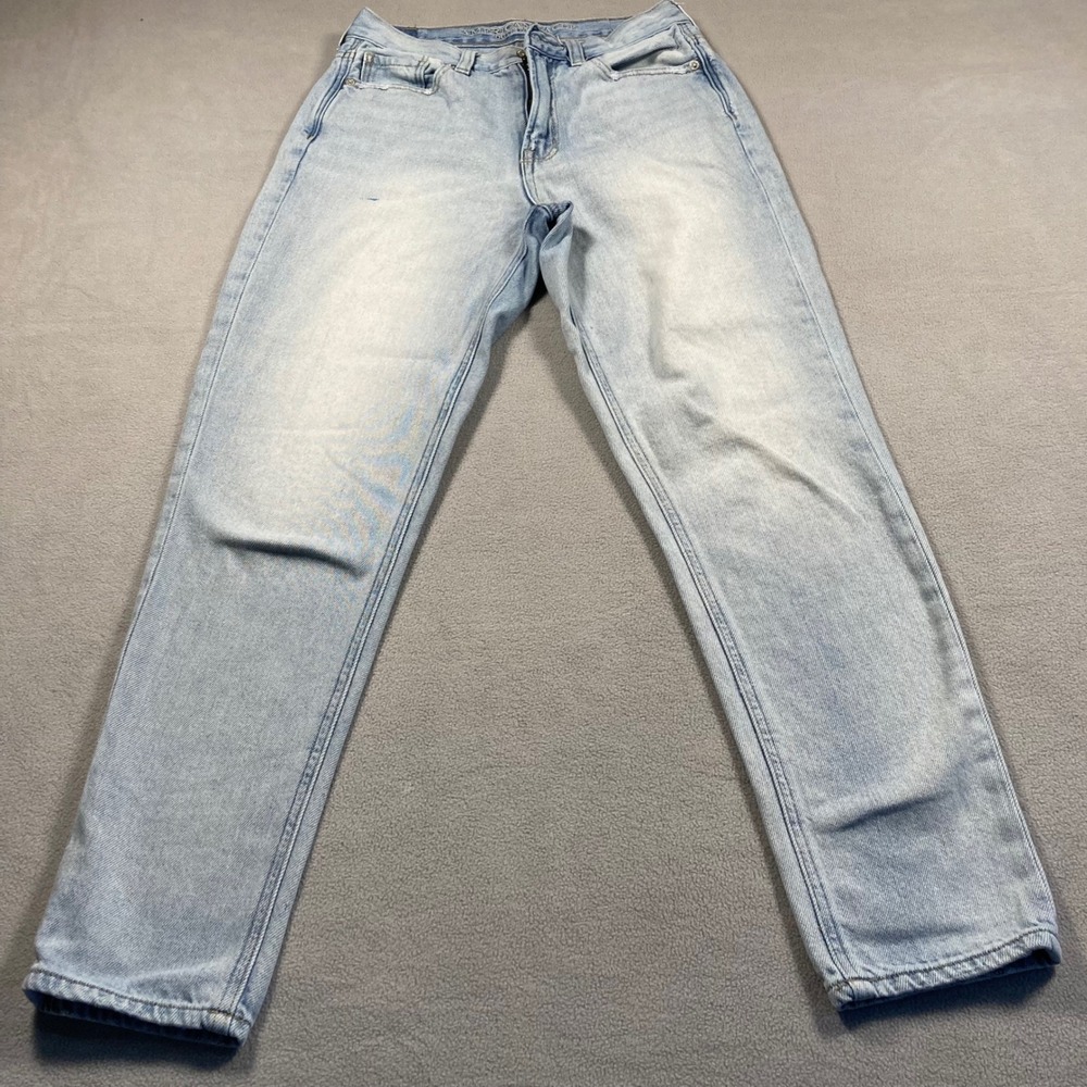 American Eagle Jeans Womens Size 2 Light Blue Mom Jean High Rise